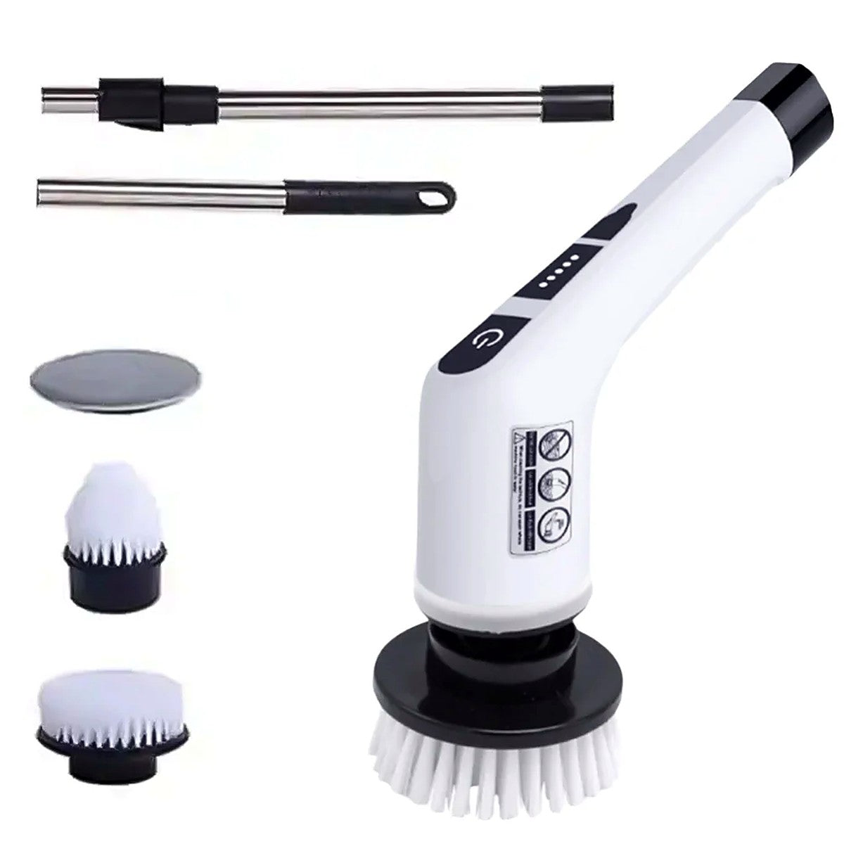 Mop Escova Elétrica Sem Fio com Cabo Extensível e Cabeças Intercambiáveis – imagem 5