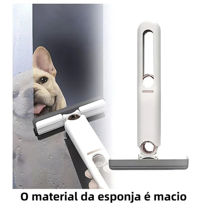 Mini Mop Portátil Dobrável com Esponja Absorvente – Fortlar Clean