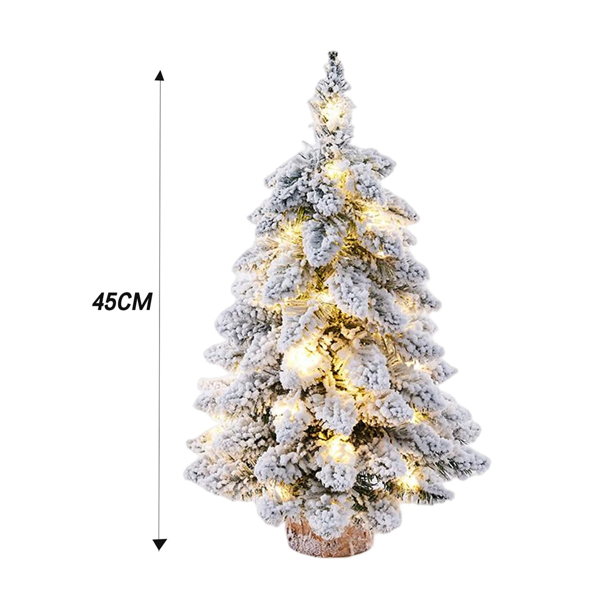 Cenário Vila de Natal com Neve e Luz LED 45 cm