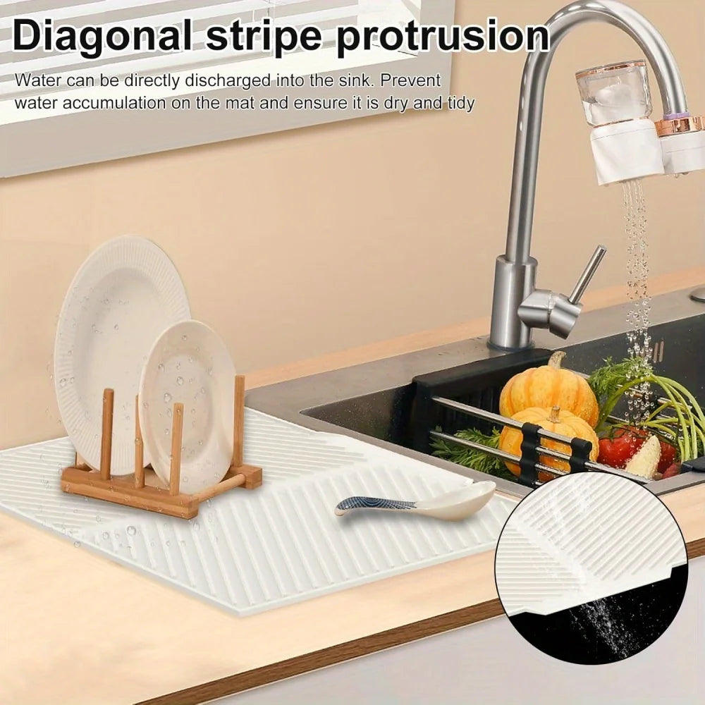 Tapete Escorredor de Louça em Silicone Dobrável – Fortlar Clean