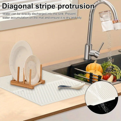 Tapete Escorredor de Louça em Silicone Dobrável – Fortlar Clean