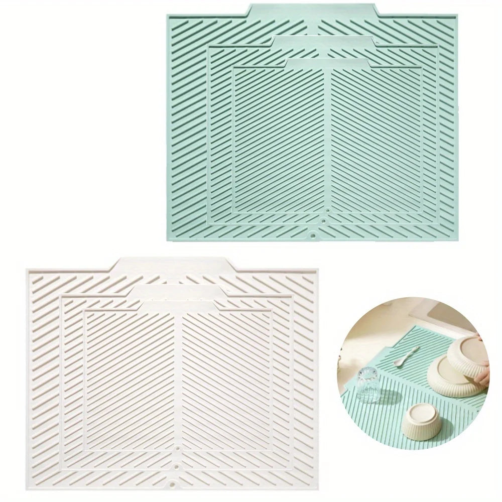 Tapete Escorredor de Louça em Silicone Dobrável – Fortlar Clean