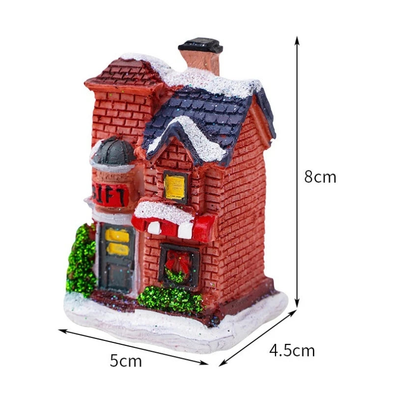 Casinha de Natal Decorativa com Luz LED