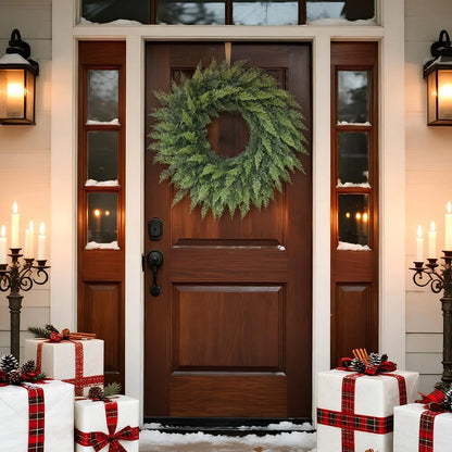 Guirlanda de Natal Verde 45 cm para Porta e Parede