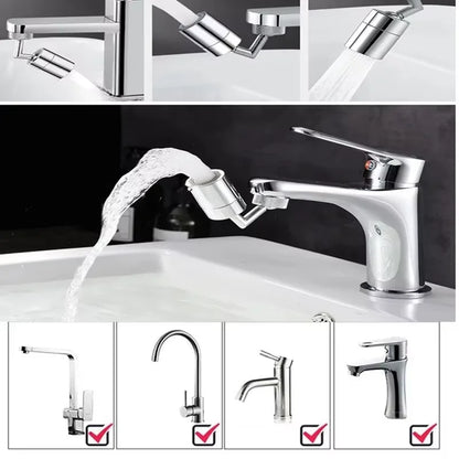 Adaptador de Torneira Giratório 720° com 2 Jatos – Fortlar Clean