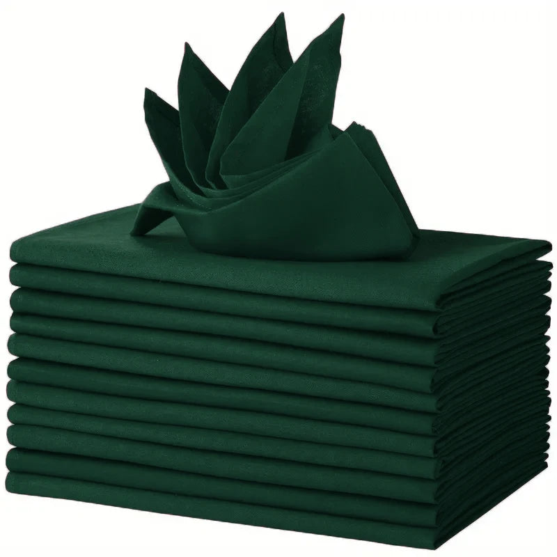 Guardanapo de Tecido Vermelho 40 x 40 cm – Kit 6 Unidades