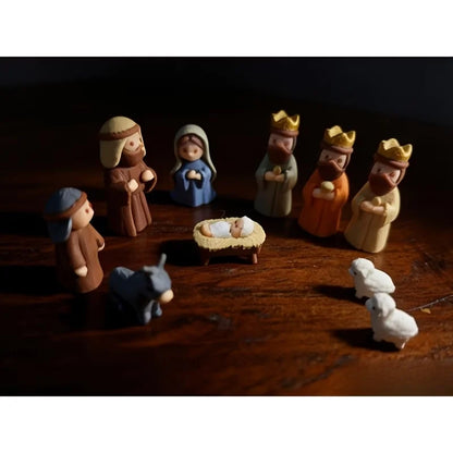 Mini Presépio de Natal Decorativo