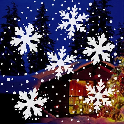 Projetor de Flocos de Neve LED USB para Decoração de Natal