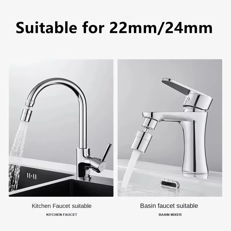 Adaptador de Torneira Giratório 720° com 2 Jatos – Fortlar Clean