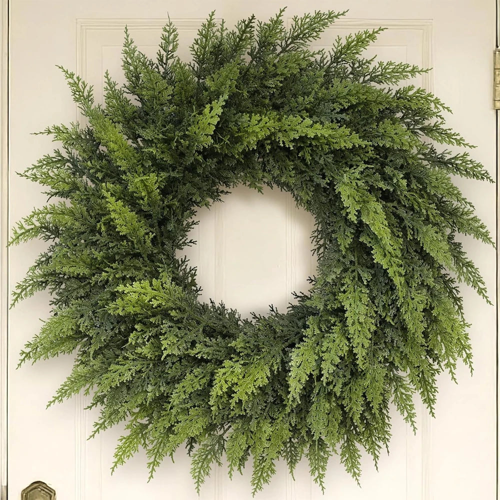 Guirlanda de Natal Verde 45 cm para Porta e Parede