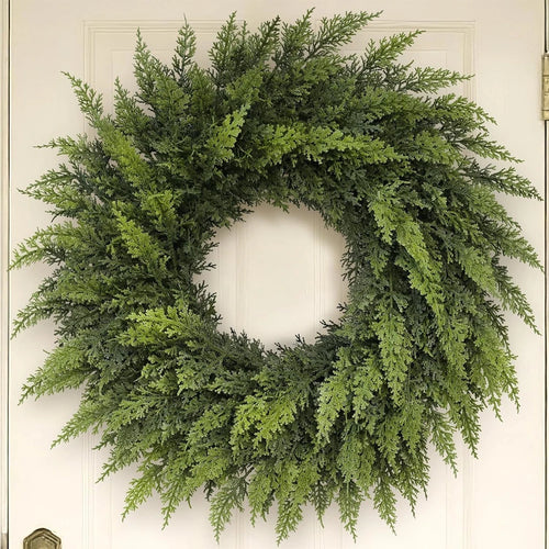 Guirlanda de Natal Verde 45 cm para Porta e Parede