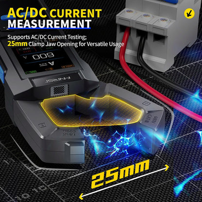 Alicate Amperímetro Digital FNIRSI DMC-100 600A AC/DC Recarregável com NCV – imagem 4