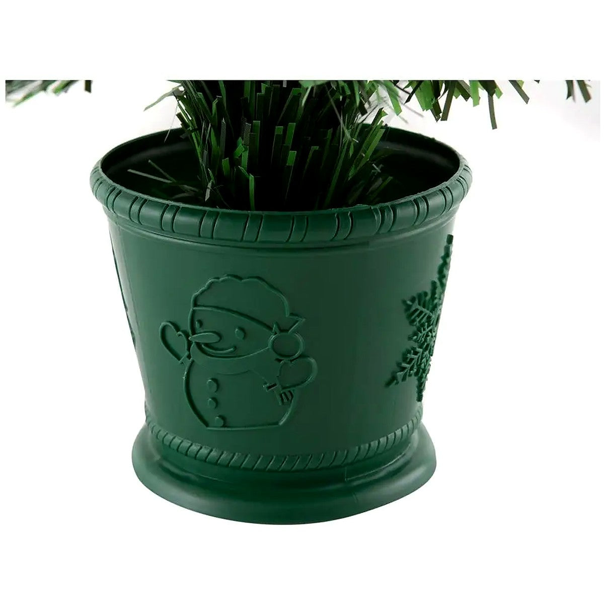 Árvore de Natal de Fibra Ótica 60 cm com Vaso, Luzes LED e Estrela – imagem 4