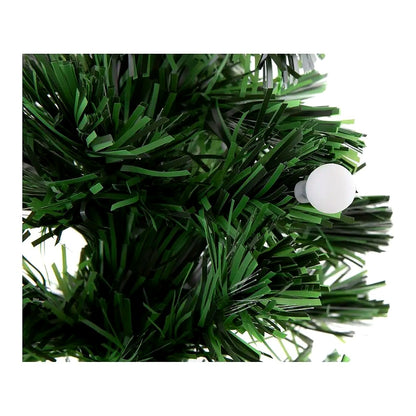 Árvore de Natal de Fibra Ótica 90 cm com Luzes LED, Bolas e Estrela – imagem 5