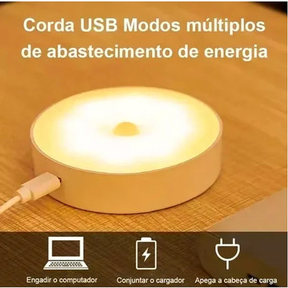 Luminária LED Sem Fio com Sensor de Movimento Recarregável USB – imagem 3