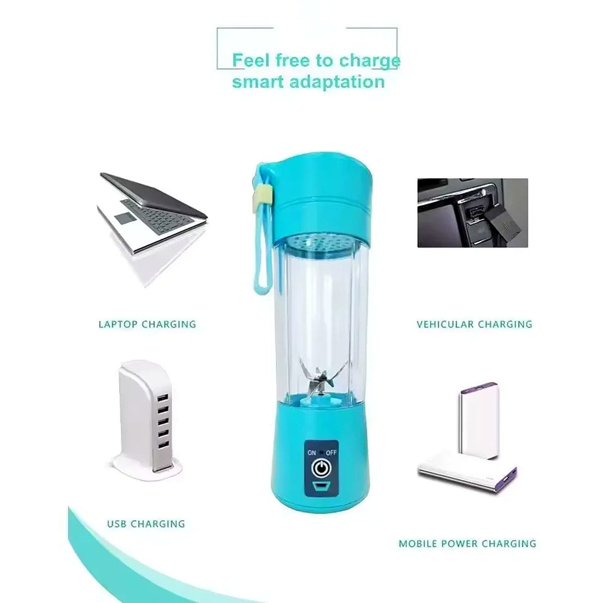 Mini Liquidificador Portátil Recarregável USB – imagem 4