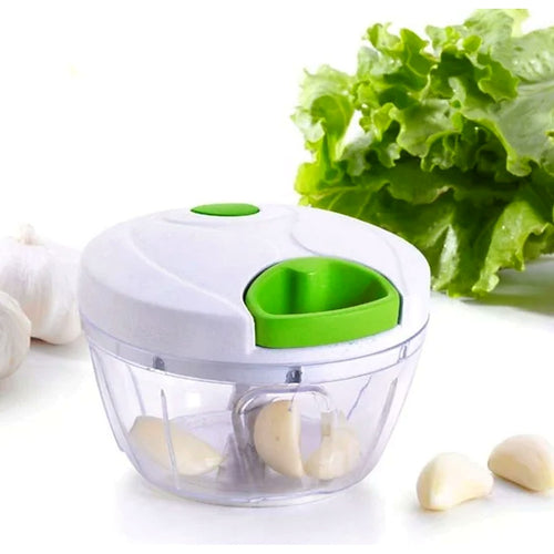 Processador Manual de Alimentos 500 ml com 3 Lâminas