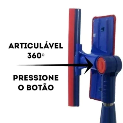 Mop Rodo Multiuso 2 em 1 com Esponja e Cabo Extensível Articulado – imagem 2