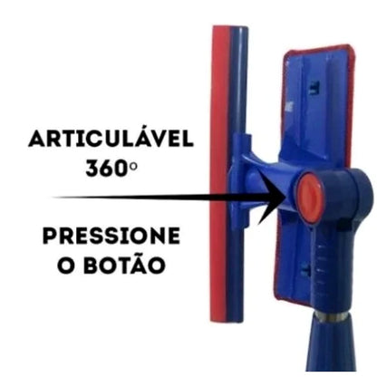 Mop Rodo Multiuso 2 em 1 com Esponja e Cabo Extensível Articulado – imagem 5