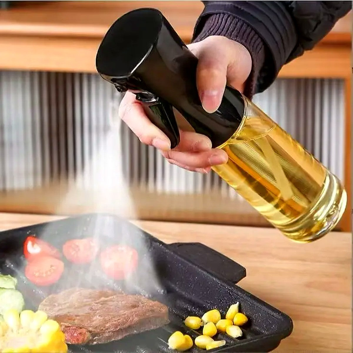 Borrifador de Azeite em Vidro 220 ml para Air Fryer e Saladas – imagem 3