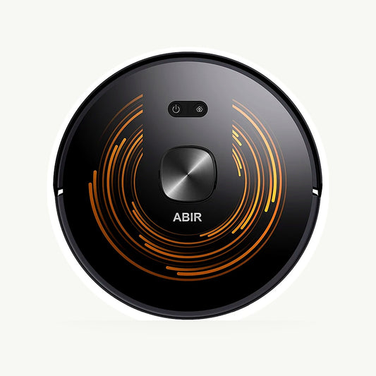 Robô Aspirador ABIR X9 6500Pa com LiDAR, Mapeamento e Luz UV – Aspira e Passa Pano